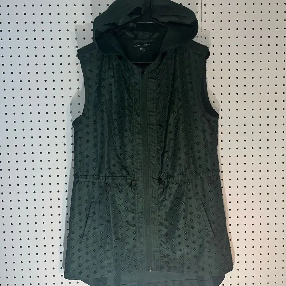 Nanette Lepore embroidered eyelet vest